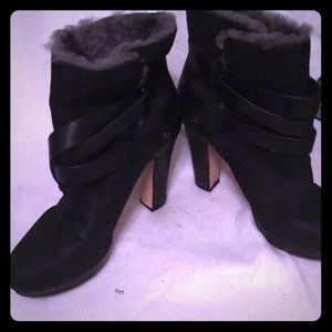 Leather boots hell good condition